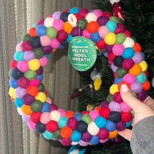 Trader Joe’s felted wool wreath